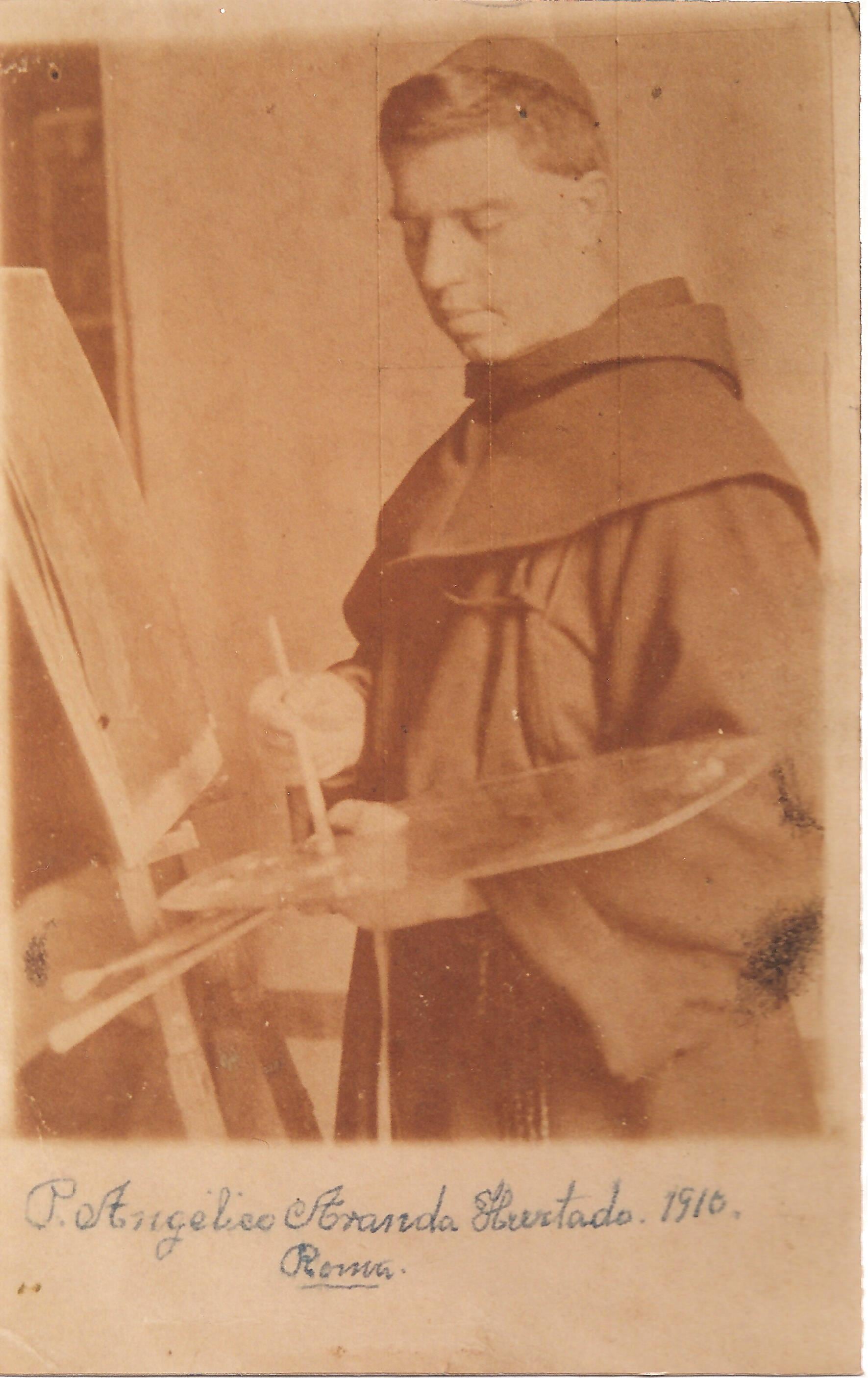 Fray Angélico Aranda. Archivo Histórico Franciscano