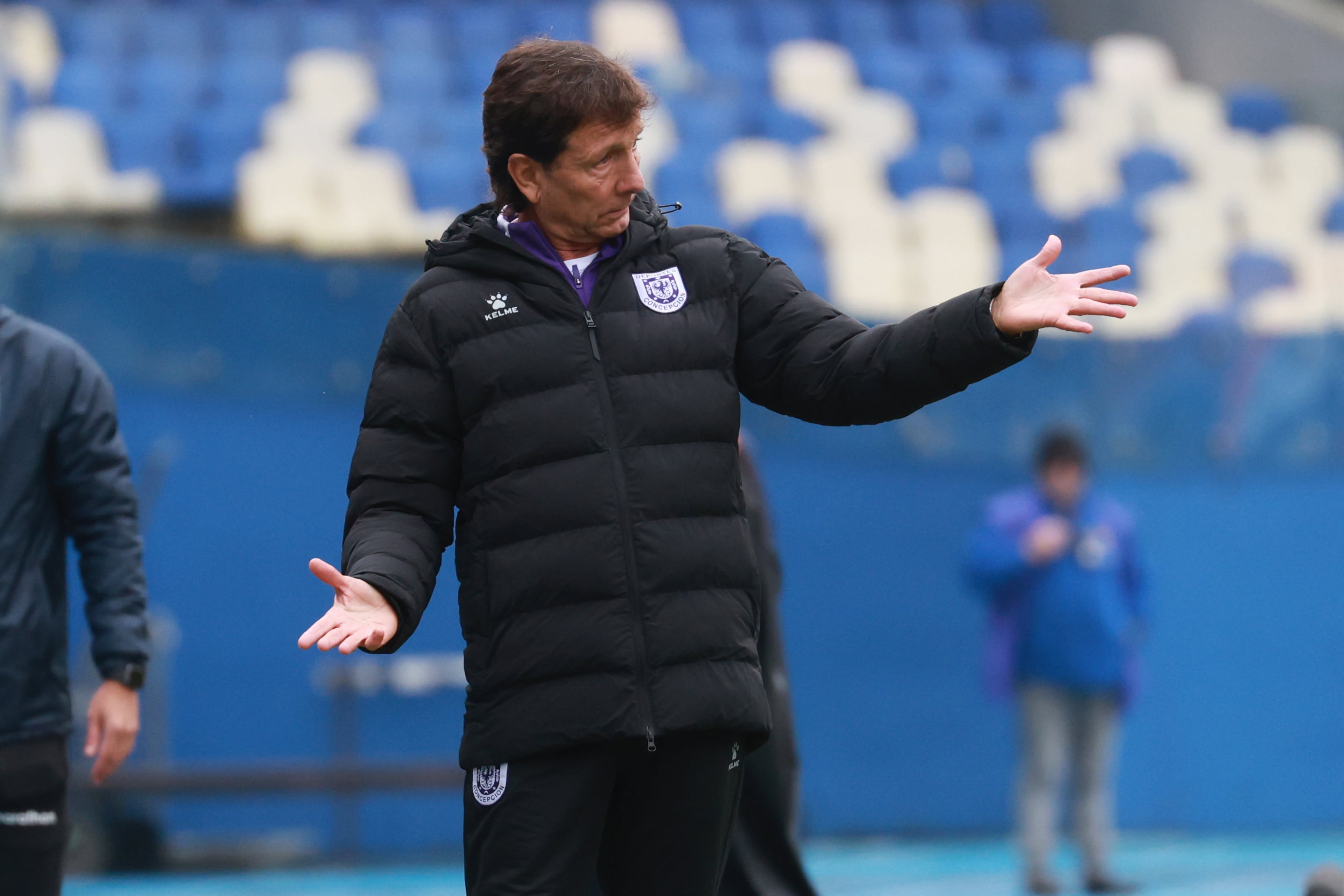 Fernando Díaz en la goleada de Deportes Concepción sobre la UC. Foto: Photosport.