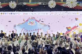 Cientos de parejas LGBTQ+ dieron el “sí” en Tailandia tras entrar en vigor el matrimonio igualitario