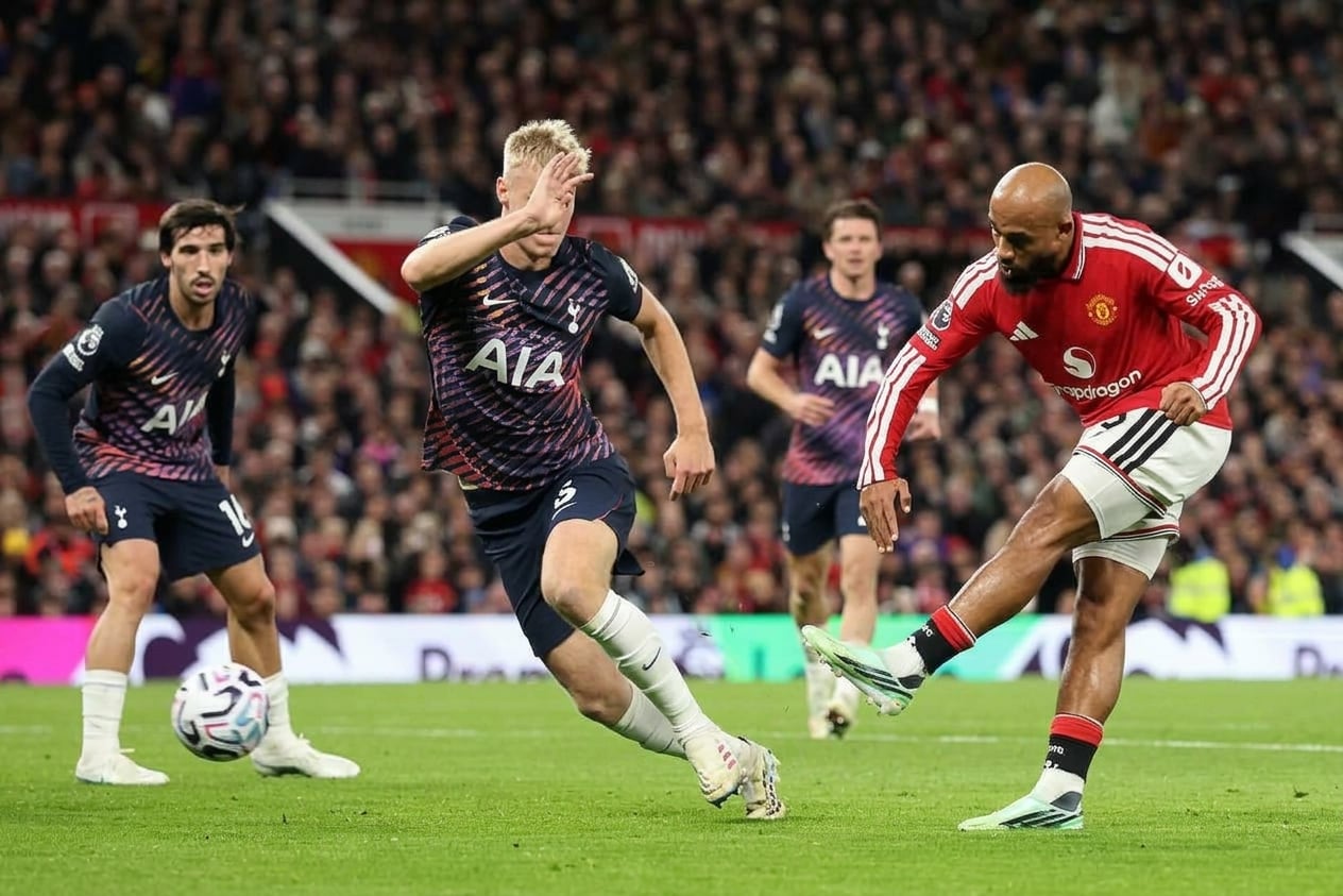 Sigue la crisis: Tottenham salva el empate ante Manchester United, pero no logra escapar del sótano de la Premier League
