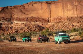El extremo y aventurero cuarteto del Easter Jeep Safari 2024