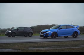 Al Toyota GR Yaris le salió el Civic Type R como rival: ¿Cuál es más ágil, recupera mejor y frena en menos distancia?