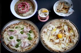 Tomata Pizza: gula, masa madre y charcutería de la casa en CV Galería