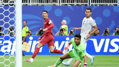 Apareció Cristiano Ronaldo: Portugal golea a Uzbekistán con un doblete de CR7 que hace historia en los Mundiales