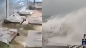 Impactantes registros del Ciclón Harry: inundaciones y vientos extremos mantienen en alerta roja el sur de Italia