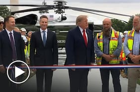 No logró ser escuchado: Trump inaugura helipuerto sin audio luego que cadenas de TV suspendieran cobertura