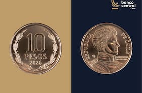 Las nuevas monedas de $ 10 y $ 50 que empezarán a circular en Chile ¿En qué se diferencian de las antiguas?