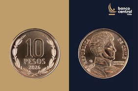 Las nuevas monedas chilenas serán elaboradas por la Casa de Moneda de Canadá y su costo de producción bajará a la mitad