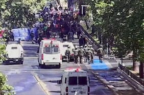 “Marcha por la Resistencia de los Pueblos” en Santiago terminó con cuatro detenidos y algunos desórdenes