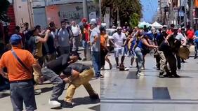 Tensa riña a golpes entre chinchineros y transeúntes en el centro de Antofagasta