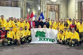 Conaf envía contingente de 62 brigadistas para apoyar el combate de incendios forestales en Canadá