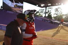 La dura caída de Mauricio Molina que lo dejó fuera de las semifinales del BMX
