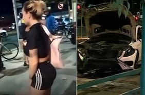 Fran Maira fue detenida tras atropellar a motociclista en Lo Barnechea