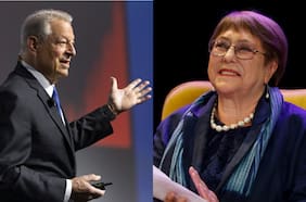 El reencuentro en Chile entre Al Gore y Michelle Bachelet a 20 años de “Una verdad incómoda”