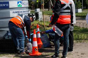 Aguas Andinas informa que obras que causaron interrupción de suministro hídrico llevan más de un 60% de avance
