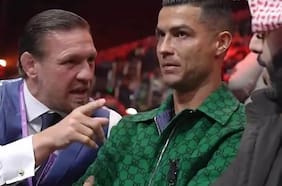 El incómodo momento que vivió Cristiano Ronaldo con Conor McGregor en el boxeo