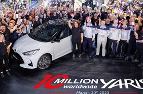 El Toyota Yaris celebra las 10 millones de unidades producidas en todo el mundo