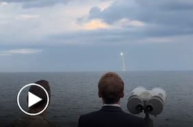 Macron presencia prueba de lanzamiento de nuevo misil nuclear francés