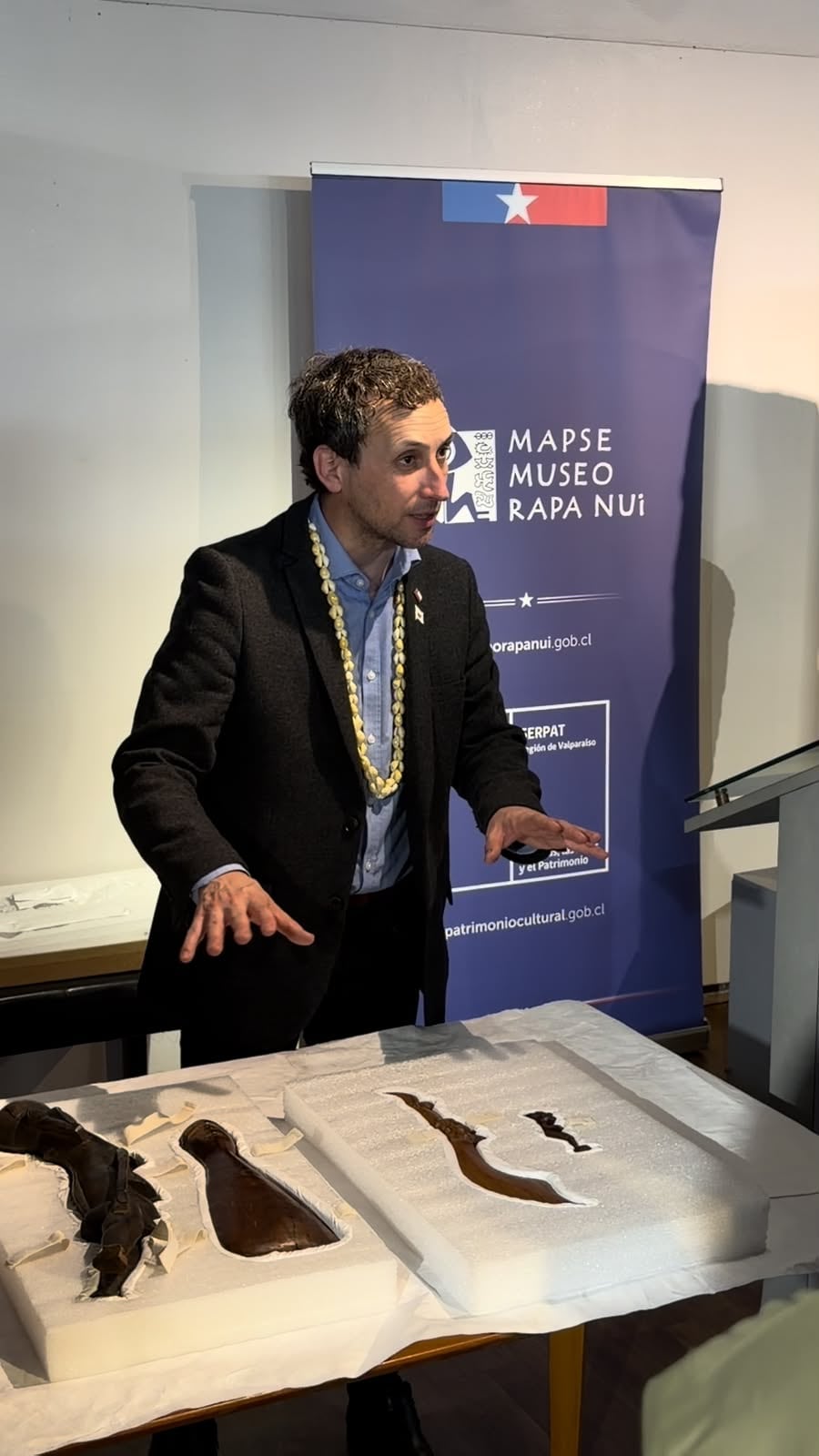 De la Cerda presentado nuevas piezas para el museo.