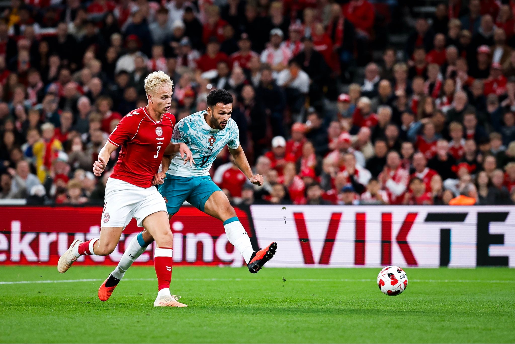 Cristiano no le hizo falta a Portugal: los lusos triunfan en Dinamarca y tienen puntaje ideal en la Nations League