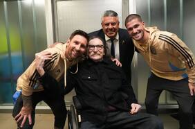 El inesperado encuentro entre Lionel Messi y Charly García tras el triunfo de Argentina