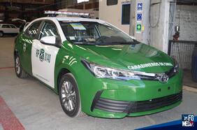 Carabineros de Chile contará con 196 SUV del Corolla Cross y 74 Corolla XEI