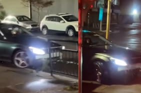 Conductor subió a la vereda e intentó atropellar a peatones que transitaban por el centro de Talca