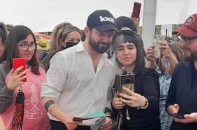 La sorpresiva visita del Presidente Boric a la feria Primavera del Libro en el Parque Bustamante