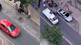 La cinematográfica huida de un motochorro: se subió a un camión para escapar