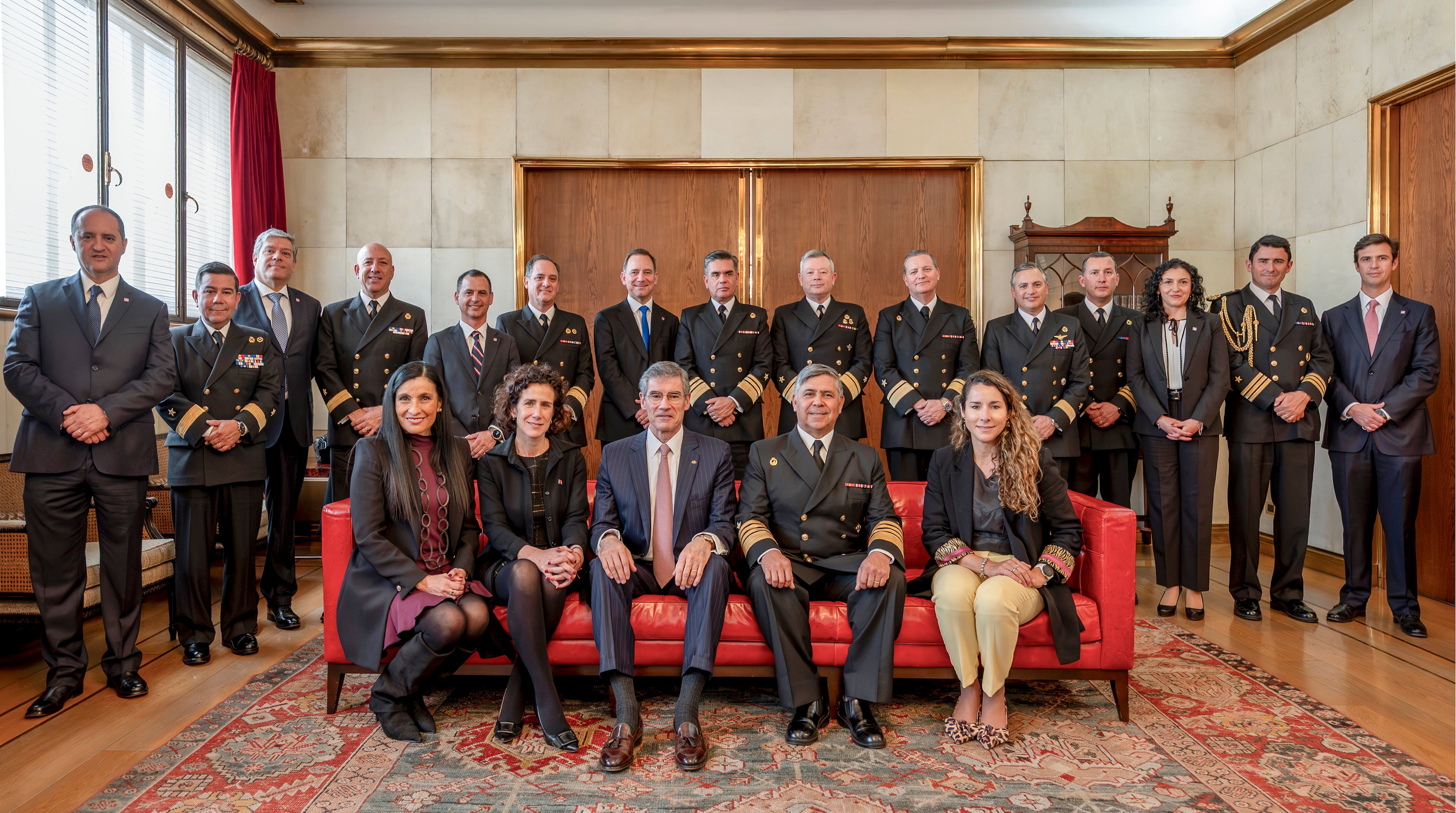 Los encuentros iniciaron en el mes de mayo con el Alto Mando de la Armada, con motivo de las Glorias Navales, en conmemoración del 207° aniversario de la Institución.