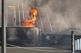 Cómo fue la fuerte explosión e incendio que afectó a Renca