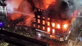 Escocia: enorme incendio provoca el cierre de la Estación Central de Glasgow