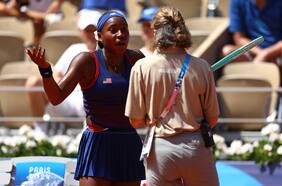 El controvertido cobro que provocó la frustración hasta las lágrimas de Coco Gauff en París