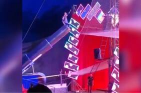 “Hombre bala” sufre grave accidente en medio de función de circo en Antofagasta