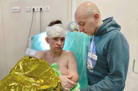 Milagro bajo las bombas en Kiev: Olga, la madre que salvó a su hija recién nacida cubriéndola con su cuerpo