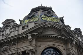 Responsables de vandalizar cúpula del Museo de Bellas Artes son condenados a 300 días de prisión y pagar multa de 5 UTM