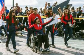 El equipo chileno de Parasurf cumple un gran estreno en el Mundial de la categoría