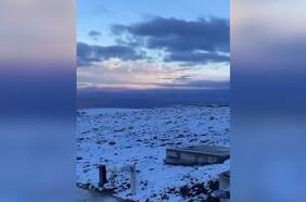 El increíble registro del desierto de Atacama nevado