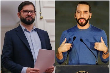 Los hitos en la disputa entre Boric y Bukele, el presidente más popular de la región