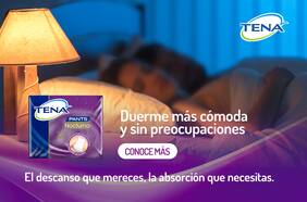 El descanso que mereces, la absorción que necesitas: elige TENA pants nocturno