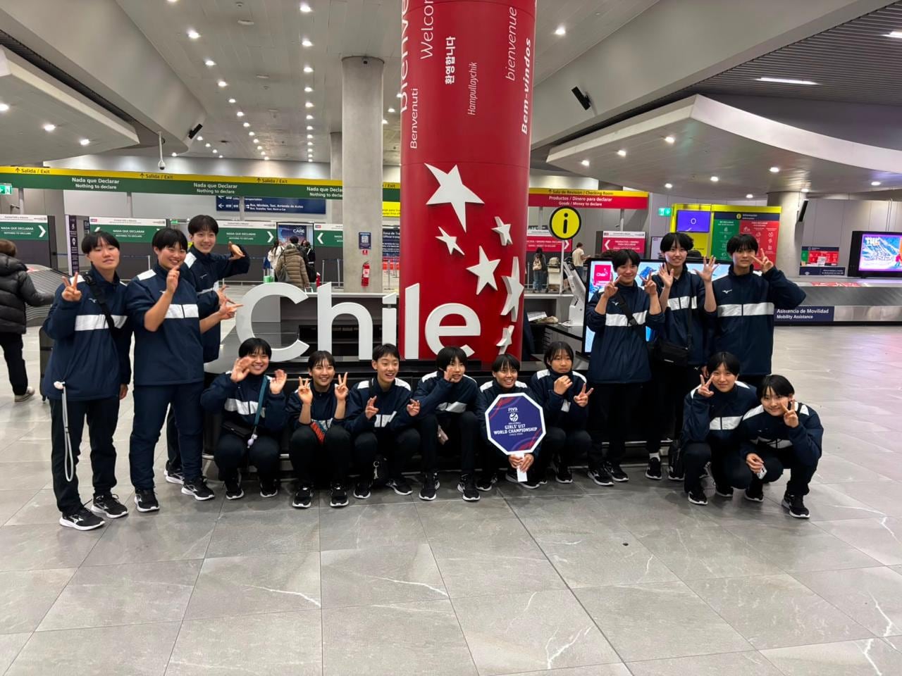 Selección de Japón es la primera en llegar a Chile para el Mundial de Vóleibol Femenino Sub 17