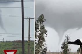 Se registró un herido: se desarrollan tornados en la región de Ñuble en medio de sistema frontal