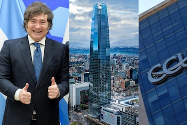 Acciones chilenas y bolsa suben por Argentina