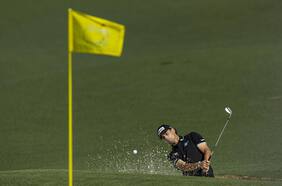 Joaquín Niemann repunta en el Masters de Augusta y mejora sus sensaciones para la ronda final