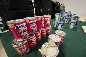 Transportaban cocaína en 55 tarros de leche condensada: pareja es detenida en La Higuera