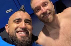 “Mucha fuerza, hermano”: el mensaje de apoyo de Arturo Vidal a su amigo Eriksen