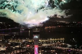 Nueva Zelanda recibe el 2026 con show de fuegos artificiales