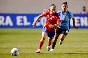 Chile está enfrentado a Uruguay en la Copa América Femenina.
