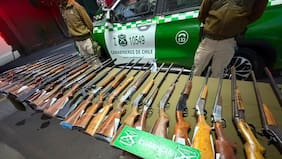 Carabineros reitera de circulación 113 armas de fuego y más de 2 mil municiones en lo que va del año en San Bernardo