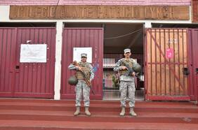 Elección de Consejo Constitucional: FF.AA. están desplegadas en el 100% de los locales de votación